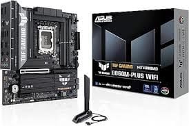 ASUS MB TUF GAMING B860M-PLUS WIFI Intel B860 LGA1851 DDR5 8800 DP HDMI Type-C 3x M2 USB3.2 Gen 2x2 WiFi 7 + BT AURA RGB 2.5Gbit LAN mATX 12+1+2+1 Güç Aşamaları, 1xGen5 M.2, Ready for Advanced AI PC