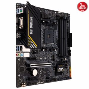 ASUS TUF GAMING A520M-PLUS II AMD A520 AM4 DDR4 4800 DP HDMI VGA M2 USB3.2 AURA RGB MATX 128GB KADAR RAM DESTEĞİ ASUS TUF PROTECTION