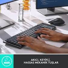 LOGITECH MX MEKANİK KABLOSUZ AYDINLATMALI KLAVYE İNGİLİZCE TUŞ DİZİLİMİ 920-010757