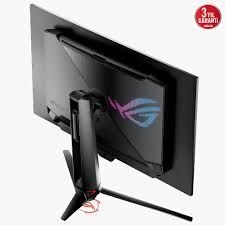 ASUS ROG SWIFT PG32UCDP 31.5 OLED GAMING FREESYNC VE GSYNC UYUMLU DUAL MODE 3840x2160 0.03ms 4K-240Hz/FHD-480Hz 450cd DP HDMI USB-C VESA 3YIL ELMB HDR GERÇEK SİYAH 99% DCI-P3 10 BIT YÜKSEKLİK AYARLI USB-C PD90 W MONİTÖR
