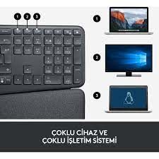 LOGITECH K860 ERGONOMİK KURUMSAL KLAVYE SİYAH 920-010354