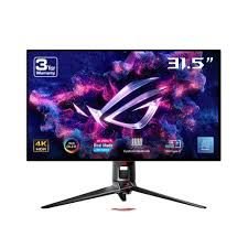 ASUS ROG SWIFT PG32UCDP 31.5 OLED GAMING FREESYNC VE GSYNC UYUMLU DUAL MODE 3840x2160 0.03ms 4K-240Hz/FHD-480Hz 450cd DP HDMI USB-C VESA 3YIL ELMB HDR GERÇEK SİYAH 99% DCI-P3 10 BIT YÜKSEKLİK AYARLI USB-C PD90 W MONİTÖR
