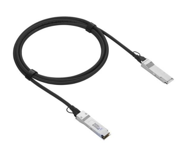 10312 40 Gigabit Ethernet QSFP+ passive copper cable assembly 1m length.
