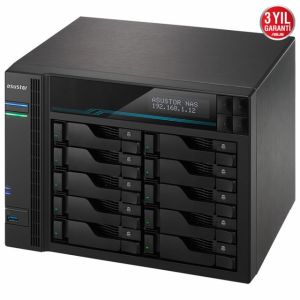 ASUSTOR AS6510T INTEL C3538 10 YUVALI (10X22TB DESTEĞİ) 8GB DDR4(64GB RAM DESTEĞİ) M.2 X2 10GBE X2 2.5 GBE X2 USB 3.2 X2