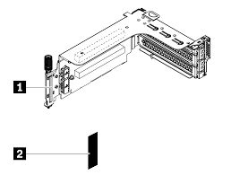 LENOVO 4XH7A61080 THINKSYSTEM SR650 V2/SR665 X16/X8/X8 PCIE G3 RISER 1/2 OPTION KIT V2