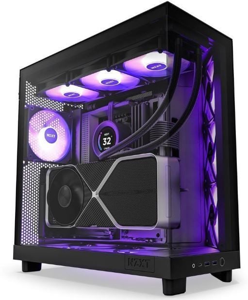 CC-H61FB-R1 H6 Flow RGB Siyah ATX Mid Tower Kasa