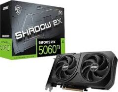 MSI VGA GEFORCE RTX 5060 TI 8G SHADOW 2X OC PLUS RTX5060TI 8GB GDDR7 128B DX12 PCIE 5.0 X16 (3XDP 1XHDMI)