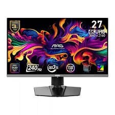 MSI 26.5 MAG 272UP QD-OLED X24 3840x2160 (UHD) 16:9 FLAT QD-OLED 240HZ 0.03MS GAMING MONITOR