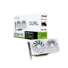 ASUS VGA DUAL-RTX5060-O8G-WHITE GDDR7-128bit--OC-HDMI-3xDP-DLSS3 EKRAN KARTI