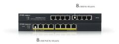 ZYXEL GS1900-8HP 8 PORT V3 8x10/100/1000 WEB YÖNETİLEBİLİR POE SWITCH (70 WATT)
