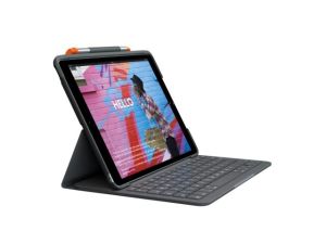 LOGITECH SLİM FOLİO IPAD 10.2 İNÇ 7.VE 8. NESİL İLE UYUMLU KLAVYELİ TABLET KILIF-KOYU GRİ 920-009481