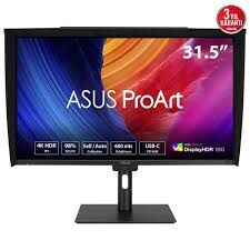 ASUS ProArt PA32UCE 31.5 IPS 3840x2160 5ms 60Hz 60Hz DP HDMI USB-C USB Hoparlör VESA 3YIL 98% DCI-P3, DONANIMSAL KALİBRASYON, HDR-10, HLG, Auto KVM,PD 96W PIVOT MONİTÖR