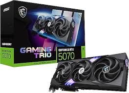 MSI VGA GEFORCE RTX 5070 12G GAMING TRIO OC RTX5070 12GB GDRR7 192B DX12 PCIE 5.0 X16 (3XDP 1XHDMI)