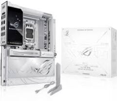 ASUS ROG CROSSHAIR X870E GLACIAL AMD X870E AM5 DDR5 9200 2xUSB4 7x M2 USB3.2 WiFi 7 + BT AURA RGB 2 x 10Gbit LAN EATX 24+2+2 Güç Aşamaları, USB 20Gbps PD/QC4+ ile 60W a kadar USB Çıkışı, ROG Hyper M.2 Kart, ROG Q-DIMM.2