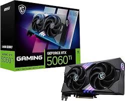 MSI VGA GEFORCE RTX 5060 TI 16G GAMING OC RTX5060TI 16GB GDDR7 128B DX12 PCIE 5.0 X16 (3XDP 1XHDMI)