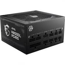 MSI PSU MAG A850GLS PCIE5 850W 80+ GOLD ATX 3.1 PCIE 5.1 2X 12V-2X6 POWER SUPPLY
