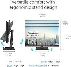 ASUS VA27UCPS 27 4K IPS HDR 3840 x 2160 5ms 350cd DP HDMI USB-C Hoparlör VESA 3YIL ELMB SYNC,PD 65W PIVOT Monitör