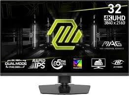 MSI 31.5 MAG 322URDF E16 3840x2160 (UHD) 16:09 FLAT RAPID IPS 160HZ 0.5MS (Min) FREESYNC PREMIUM GAMING MONITOR
