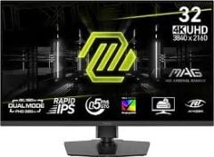 MSI 31.5 MAG 322URDF E16 3840x2160 (UHD) 16:09 FLAT RAPID IPS 160HZ 0.5MS (Min) FREESYNC PREMIUM GAMING MONITOR