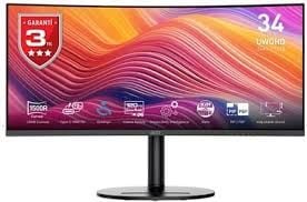 MSI 34 MODERN MD342CQP 3440x1440 (UWQHD) CURVE 1500R VA 120HZ 1MS ADAPTIVE-SYNC TYPE-C MONITOR