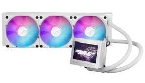 ASUS ROG RYUJIN III 360 ARGB EXTREME WHİTE SIVI SOĞUTUCU, ASETEK EMMA GEN8 V2 POMPA, YÜKSEK HAVA AKIŞI VE STATİK BASINÇ İÇİN MANYETİK ARGB FANLAR, 3.5'' LCD DONANIM TAKİBİ VE ÖZEL GIFLER - BEYAZ 6 YIL GARANTİ