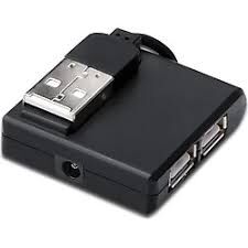 Digitus USB 2.0 Çoklayıcı Kablolu Siyah(4 Port)