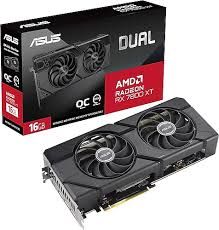 ASUS DUAL-RX7800XT-O16G AMD RADEON RX 7800 XT 16GB GDDR6 256bit 2520Mhz OC HDMI 3xDP EKRAN KARTI