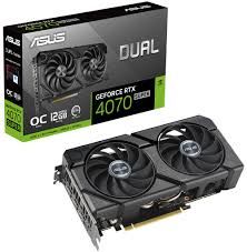 ASUS DUAL-RTX4070S-O12G-EVO NVIDIA GEFORCE RTX 4070 SUPER 12GB GDDR6X 192bit 2550MHz OC HDMI 3xDP DLSS3 EKRAN KARTI
