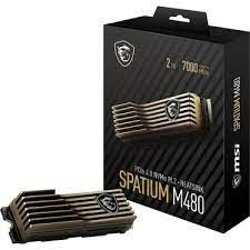 MSI SSD SPATIUM M480 PRO PCIE 4.0 NVME M.2 2TB R:7400 W:7000