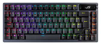 ASUS ROG AZOTH TR OLED DISPLAY GASKET-MOUNT 3 KATMANLI İZOLASYON ABS TUŞLAR 3 MOD BAĞLANTI ROG/NX SWITCH OYUNCU KLAVYESİ