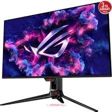 ASUS ROG SWIFT OLED PG32UCDM 31.5 GAMING 4K (3840x2160) 0.03MS 240HZ DP HDMI USB-C VESA 3YIL EYECARE FLICKER-FREEDUSUK MAVI ISIK YUKSEKLIK AYARI USB-C PD90 W MONITOR