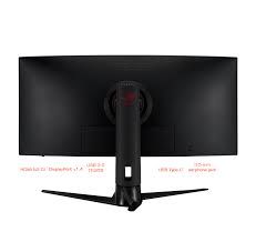 ASUS ROG STRIX XG349C 34 IPS KAVİSLİ FREESYNC VE GSYNC UYUMLU 3440x1440 1ms 180Hz 400cd DP HDMI USB Hoparlör VESA 3YIL ELMB, 135% sRGB, HDR YÜKSEKLİK AYARLI MONİTÖR