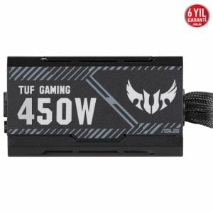 ASUS TUF - GAMING 450B 80+ BRONZE 450W GÜÇ KAYNAĞI 6 YIL GARANTİ