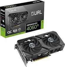 ASUS DUAL-RTX4060TI-O16G-EVO 16G DUAL RTX4060TI O16G 16GB GDDR6 128bit 2625MHz OC HDMI 3xDP DLSS3 EKRAN KARTI