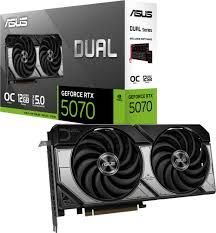 ASUS DUAL RTX5070 O12G NVIDIA GEFORCE 12GB GDDR7 192BIT 2xHDMI 3xDP-DLSS4 EKRAN KARTI