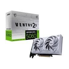MSI VGA GEFORCE RTX 5060 8G VENTUS 2X OC WHITE RTX5060 8GB GDDR7 128B DX12 PCIE 5.0 X16 (3XDP 1XHDMI)