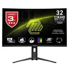 MSI 31.5'' MAG 321CUP 3840x2160 (UHD) 16:9 CURVE 1500R VA 160HZ 1MS FREESYNC PREMIUM GAMING MONITOR