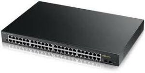 ZYXEL NEBULA GS1920-48HP V2 44 PORT 10/100/1000 + 4xSFP L2 YÖNETİLEBİLİR HYBRID POE SWITCH (375 WATT)