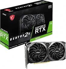 MSI VGA GEFORCE RTX 3050 VENTUS 2X XS WHITE 8G OC RTX3050 8GB GDDR6 128B DX12 PCIE 4.0 X8 (3XDP 1XHDMI)