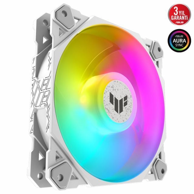 ASUS TUF TF120 GAMING SOGUTUCU KASA RADYATOR FANI BEYAZ ADRESLENEBİLİR ARGB 120MM