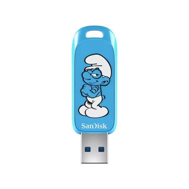 SDCZIS-064G-G46 64GB SMURFS USB3.2 Gen 1 130MB/s Flash Bellek