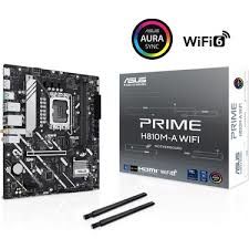 ASUS MB PRIME H810M-A WIFI Intel H810 LGA1851 DDR5 6400 DP HDMI Çift M2 USB3.2 AX WiFi + BT AURA RGB mATX 6+1+1+1 Güç Aşamaları, ASUS MB 5X PROTECTION III, Ready for Advanced AI PC