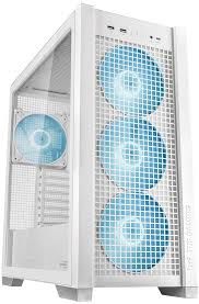 ASUS TUF GAMING GT302 TG ARGB MAKSİMUM SOĞUTMA SÖK TAK ÜST VE YAN PANELLER GİZLENMİŞ ANAKART BAĞLANTI DESTEĞİ 4 ADET 140 X 28 MM FAN E ATX 12x10.9 ATX Micro-ATX Mini-ITX - BEYAZ KASA