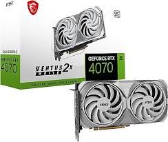 MSI VGA GEFORCE RTX 4070 VENTUS 2X WHITE 12G OC RTX4070 12GB GDDR6X 192B DX12 PCIE 4.0 X16 (3XDP 1XHDMI)