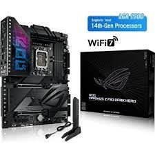 ASUS ROG MAXIMUS Z790 DARK HERO Intel Z790 LGA1700 DDR5 8000 2xUSB4(Thunderbolt) HDMI 5x M2 USB3.2 WiFi 7 + BT AURA RGB 2.5Gbit LAN ATX Extreme Engine Digi+ ASUS Q-Design Quick Charge 4+ Desteği