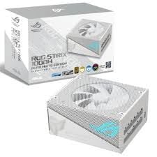 ASUS ROG-STRIX-1000G-AURA-WHITE-GAMING MODÜLER 80+ GOLD SERTİFİKA ATX 3.0 UYUMLU PCI-E 5.0 10 YIL GARANTİ