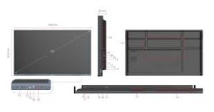 VIEWSONIC 75 IFP7533-G VIEWBOARD 4K İNTERAKTİF DOKUNMATİK EKRAN