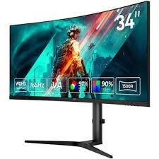 NPC 34'' MP3429-Y Curved 165Hz MM 4K Monitör 1ms  3440x1440, 165Hz, 2xHDMI, 2xDP, Hoparlör, Vesa