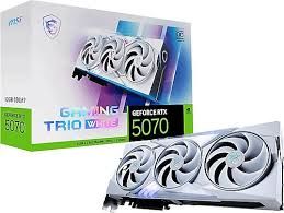 MSI VGA GEFORCE RTX 5070 12G GAMING TRIO OC WHITE RTX5070 12GB GDRR7 192B DX12 PCIE 5.0 X16 (3XDP 1XHDMI)