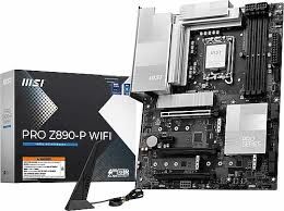 MSI MB PRO Z890-P WIFI SOKET 1851 DDR5 9200MHZ(OC) USB 20Gbps 4xM.2 1xTB4 HDMI DISPLAY 5G LAN WIFI 7 ATX